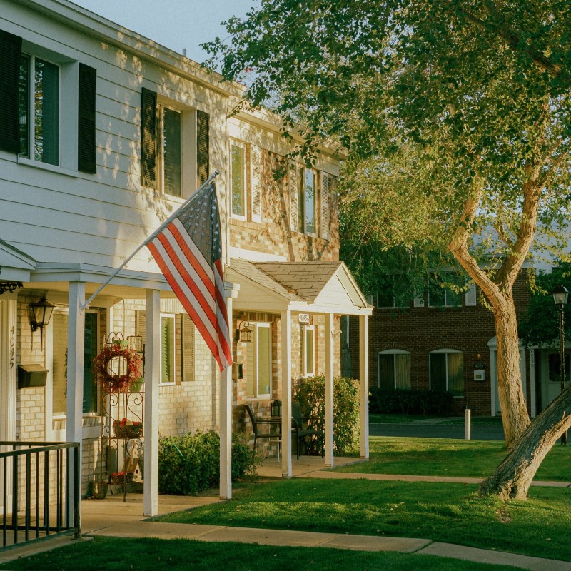 Comanche Housing Authority office and sign